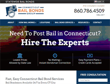 Tablet Screenshot of connecticut-bailbonds.com